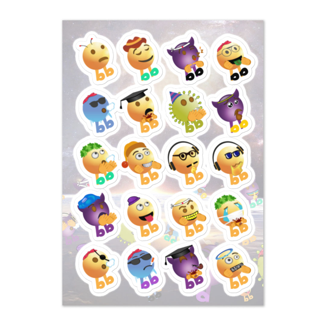 Megabb Buddy Stickers - Emojibb