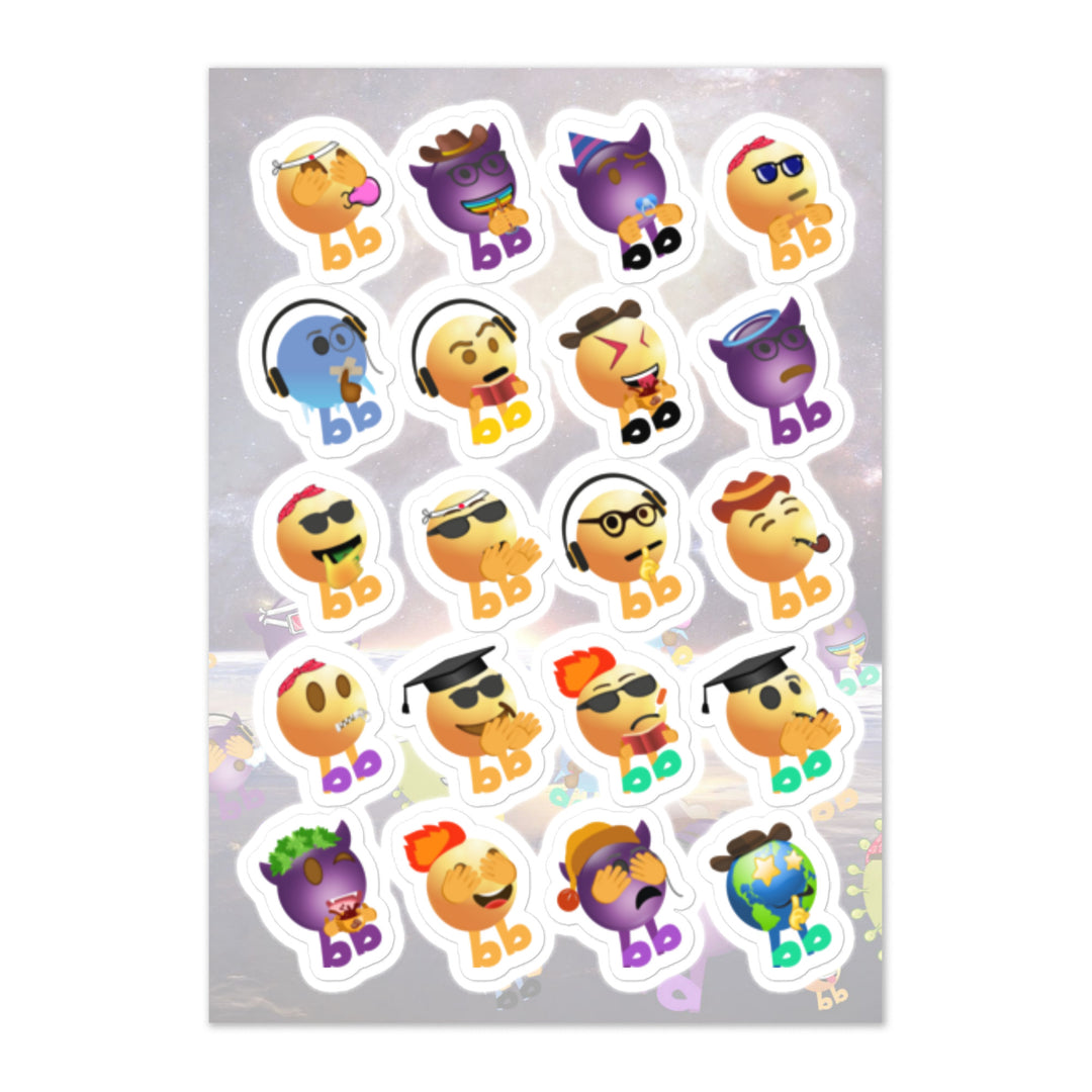 Megabb Buddy Stickers - Emojibb