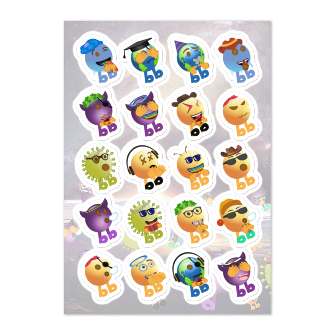 Megabb Buddy Stickers - Emojibb