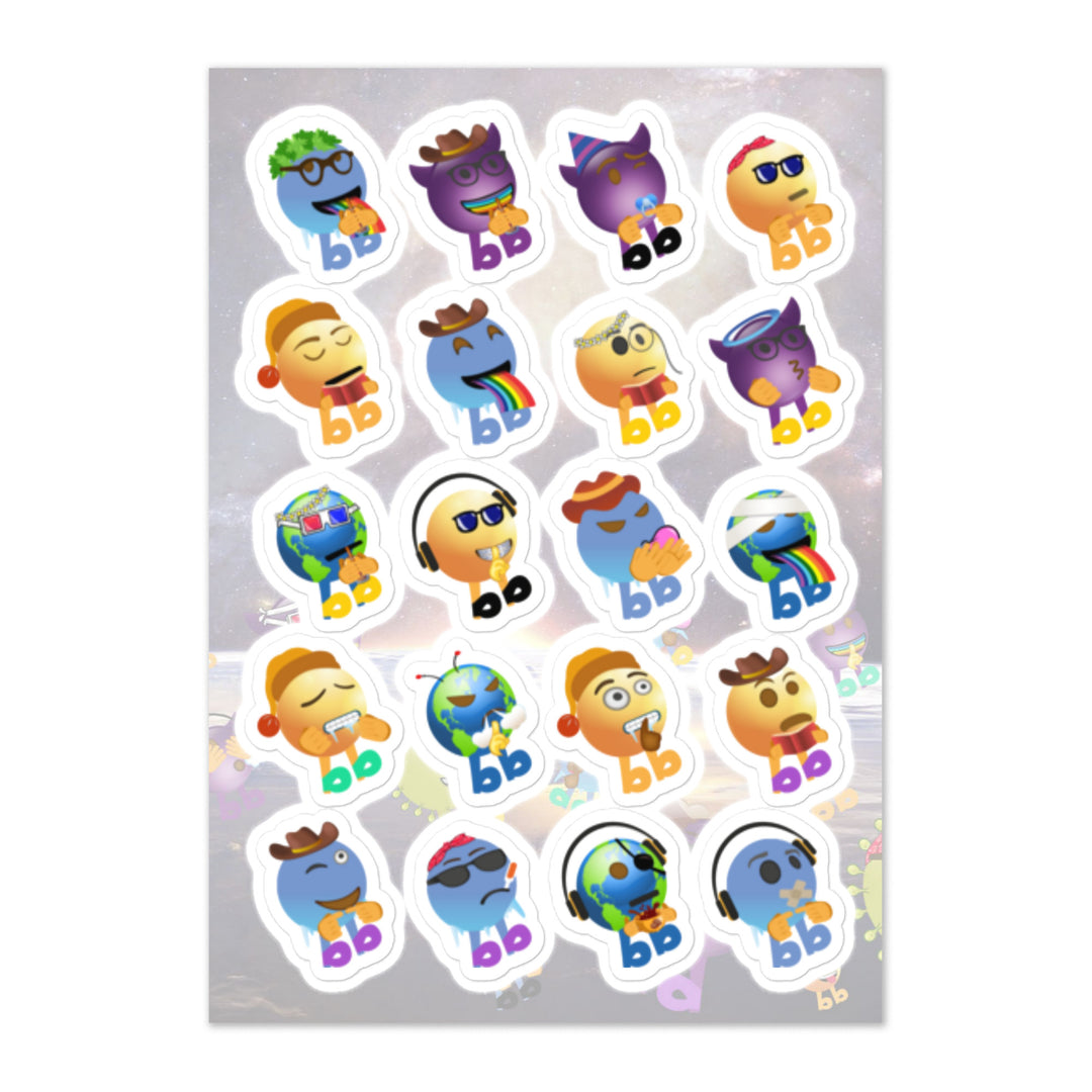 Megabb Buddy Stickers - Emojibb