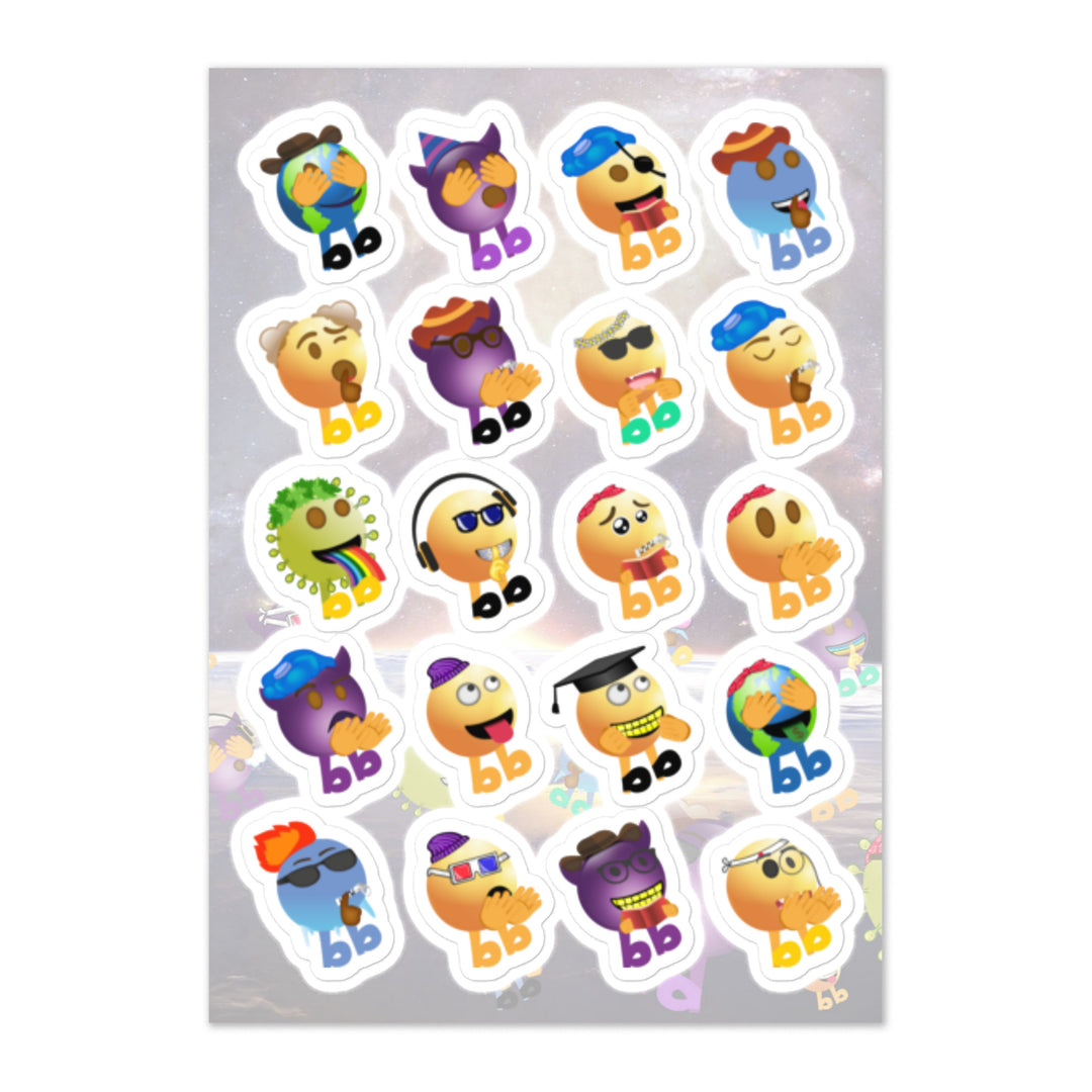 Megabb Buddy Stickers - Emojibb