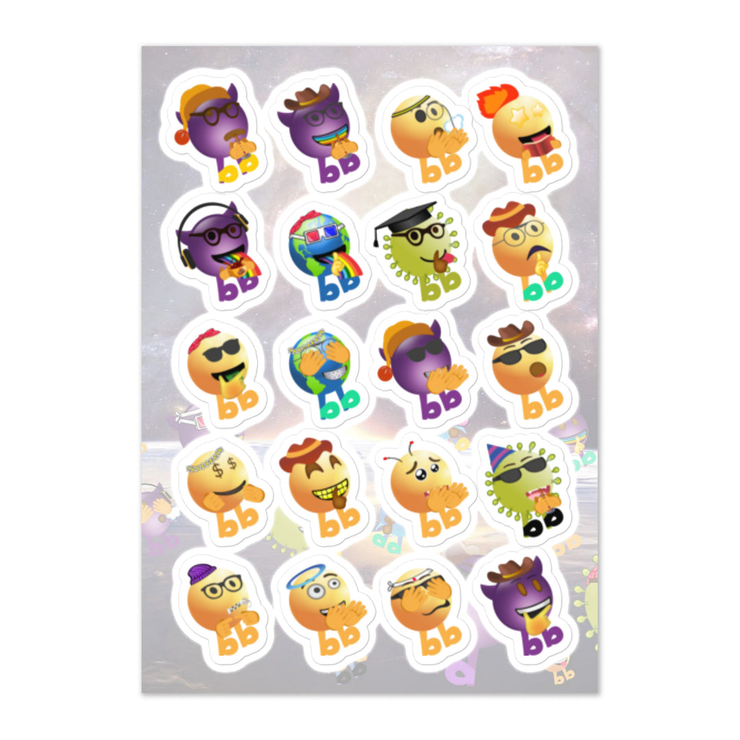 Megabb Buddy Stickers - Emojibb