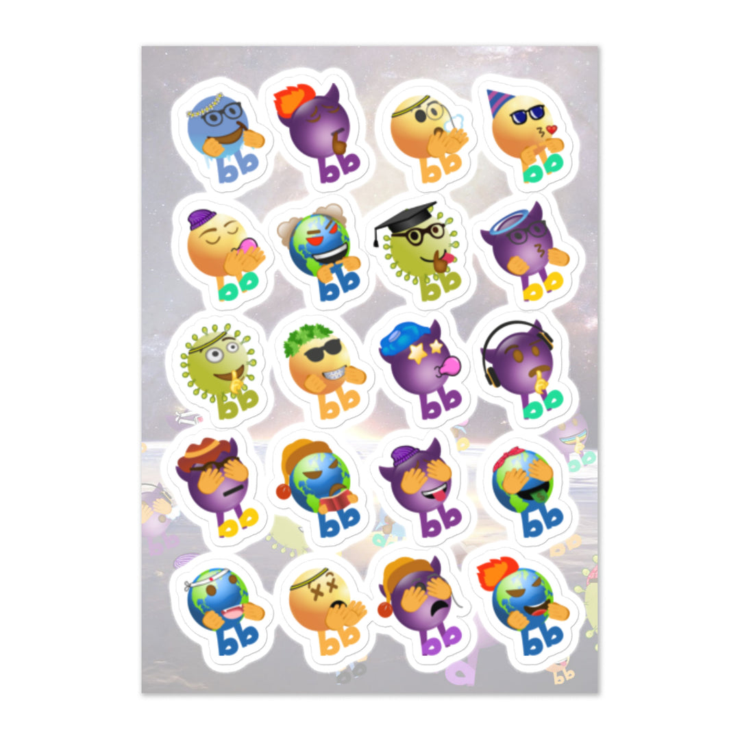 Megabb Buddy Stickers - Emojibb