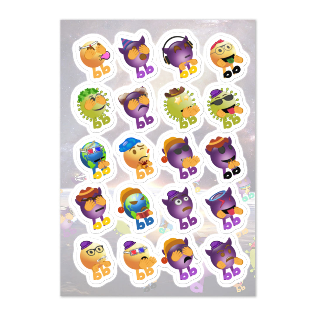 Megabb Buddy Stickers - Emojibb