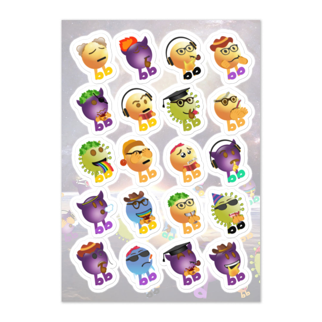 Megabb Buddy Stickers - Emojibb