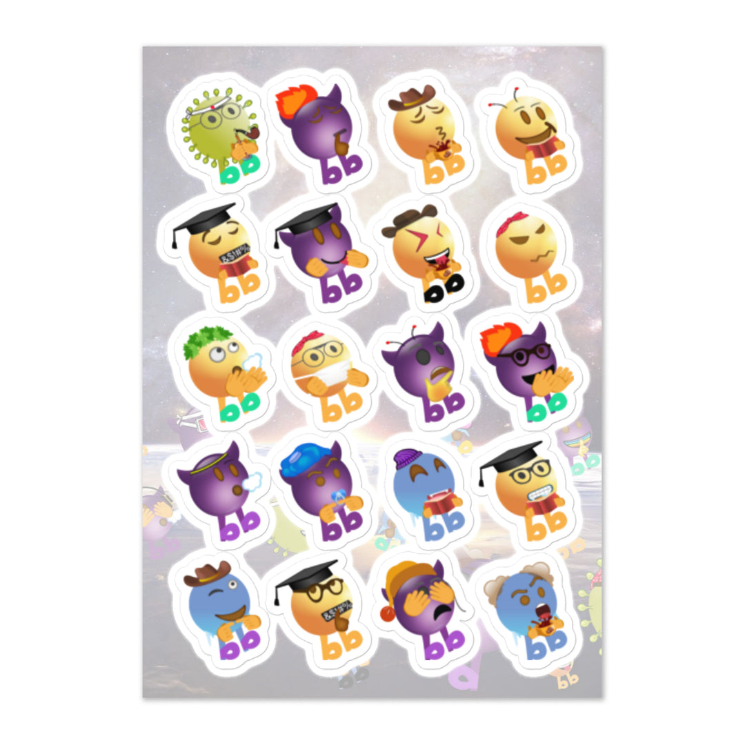 Megabb Buddy Stickers - Emojibb