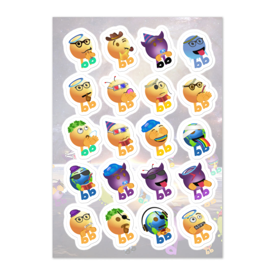 Megabb Buddy Stickers - Emojibb