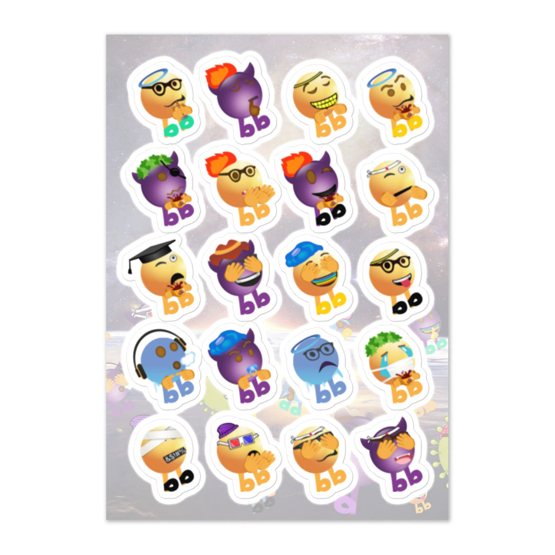 Megabb Buddy Stickers - Emojibb