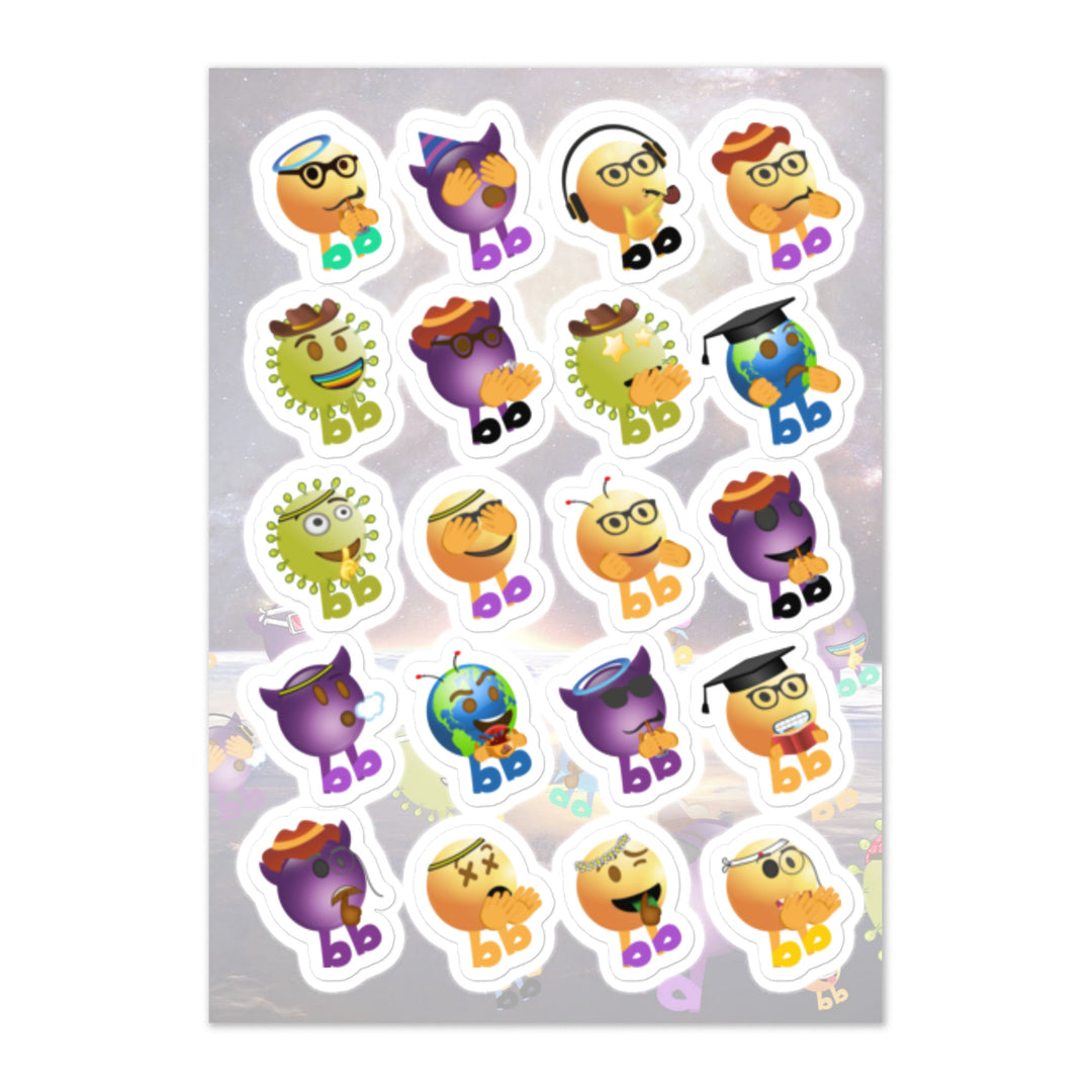 Megabb Buddy Stickers - Emojibb