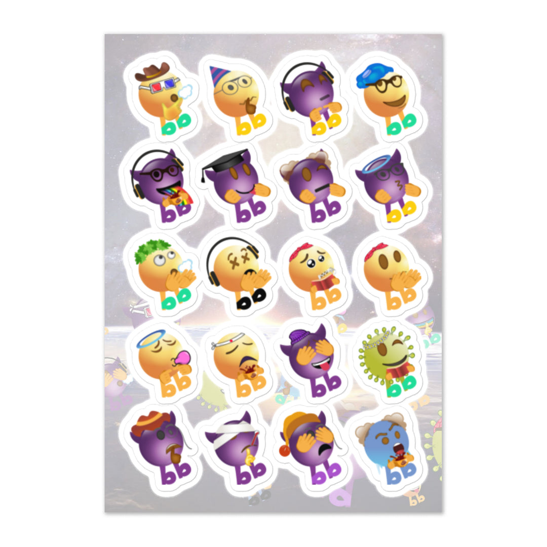 Megabb Buddy Stickers - Emojibb