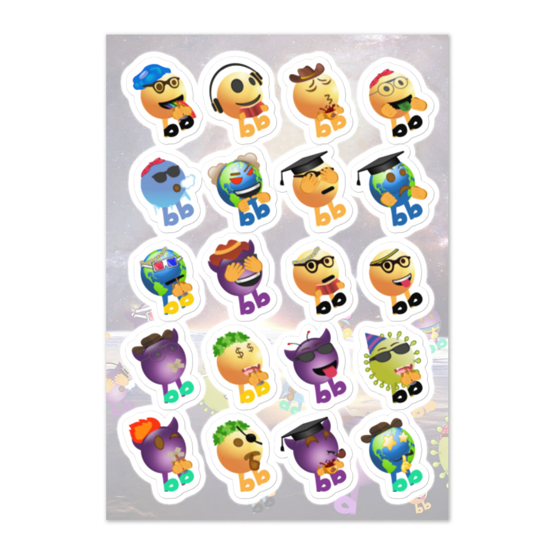 Megabb Buddy Stickers - Emojibb