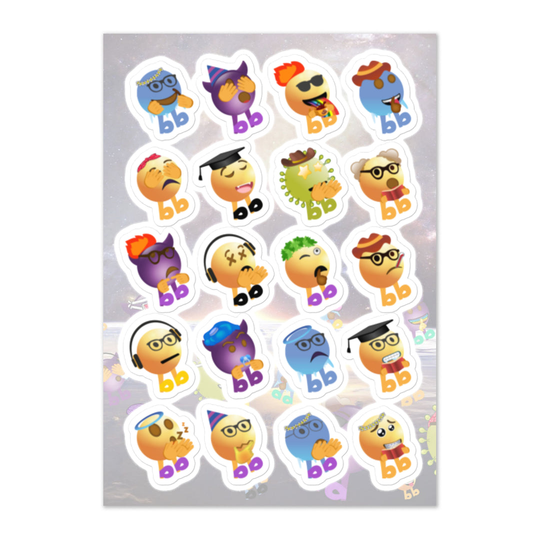 Megabb Buddy Stickers - Emojibb