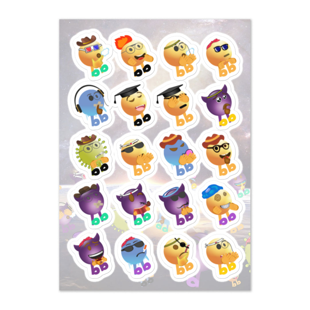 Megabb Buddy Stickers - Emojibb