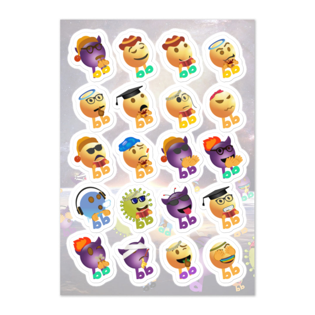 Megabb Buddy Stickers - Emojibb