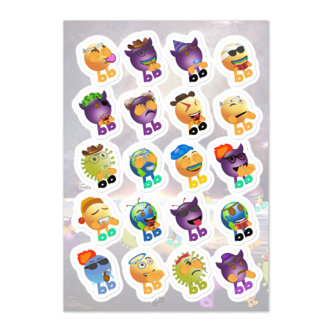 Megabb Buddy Stickers - Emojibb