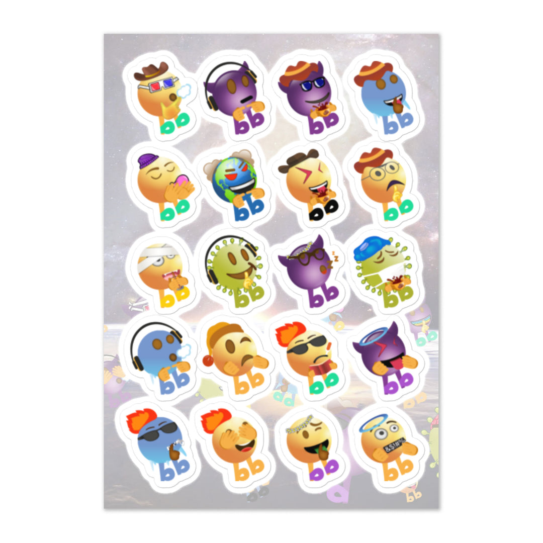 Megabb Buddy Stickers - Emojibb