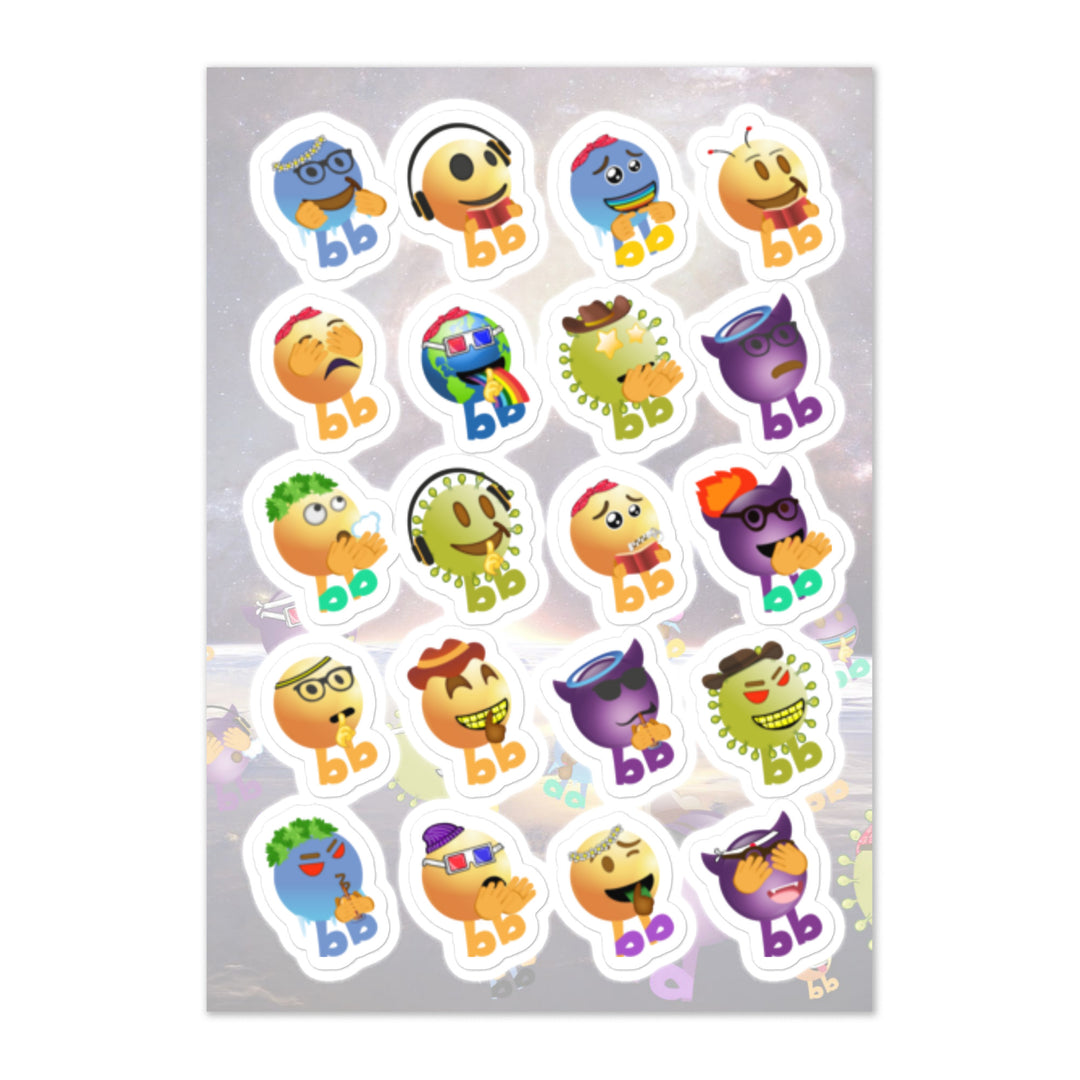 Megabb Buddy Stickers - Emojibb