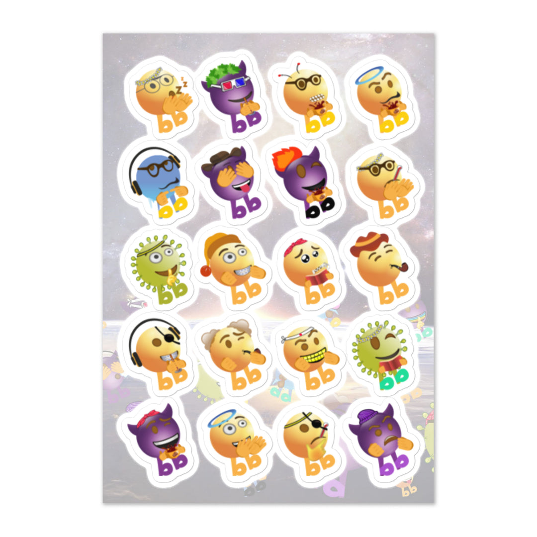 Megabb Buddy Stickers - Emojibb