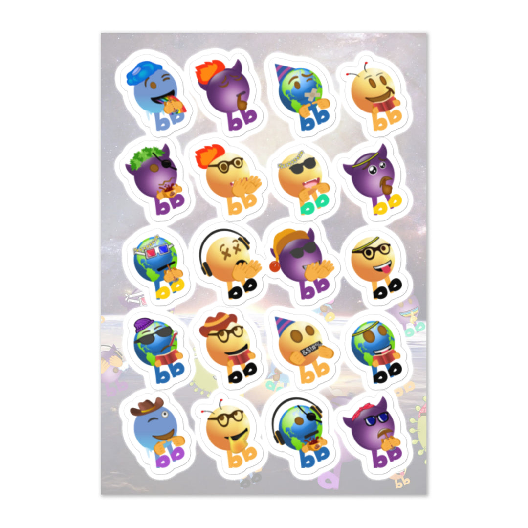 Megabb Buddy Stickers - Emojibb