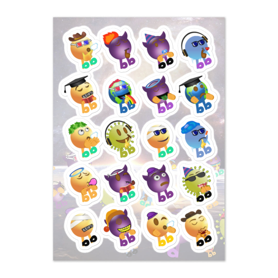 Megabb Buddy Stickers - Emojibb