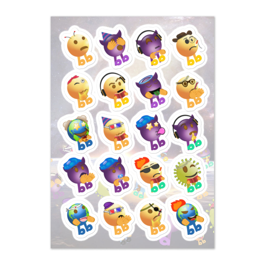 Megabb Buddy Stickers - Emojibb