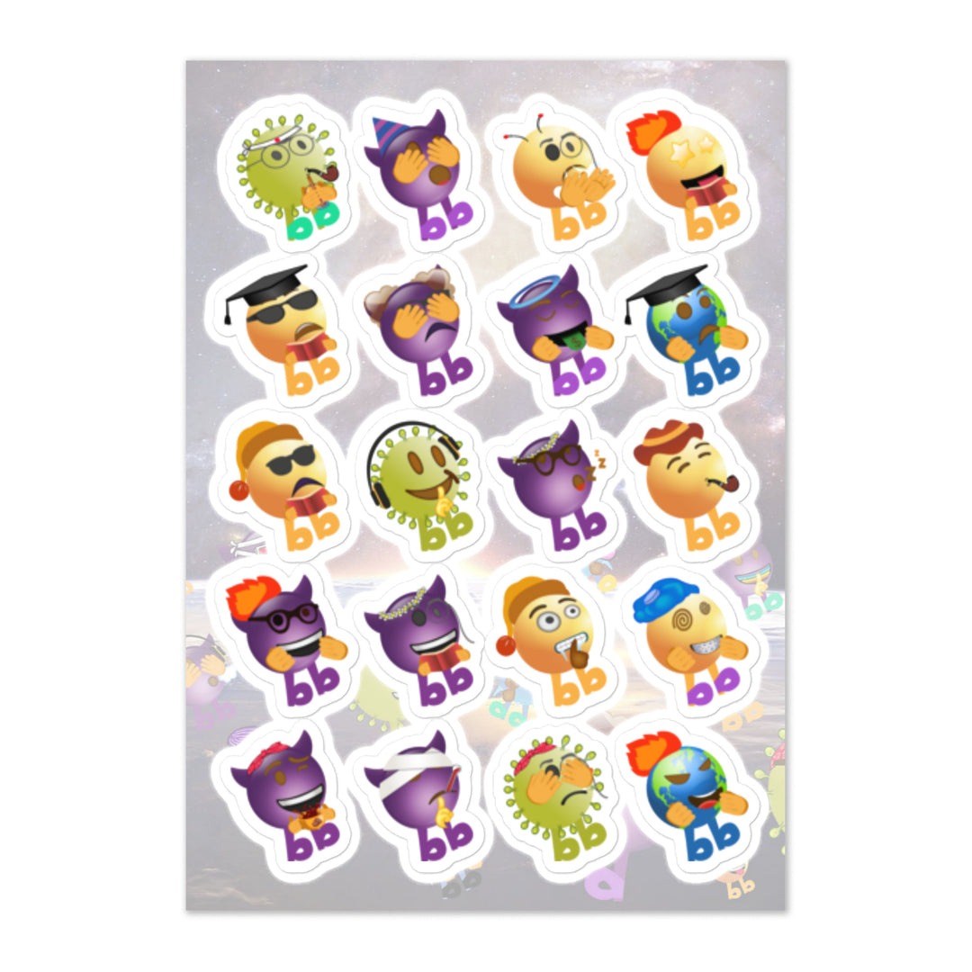 Megabb Buddy Stickers - Emojibb