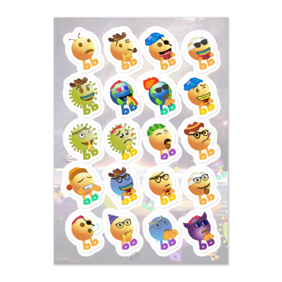 Megabb Buddy Stickers - Emojibb