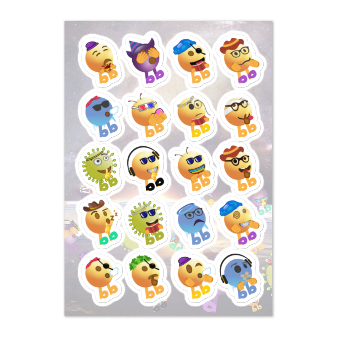 Megabb Buddy Stickers - Emojibb