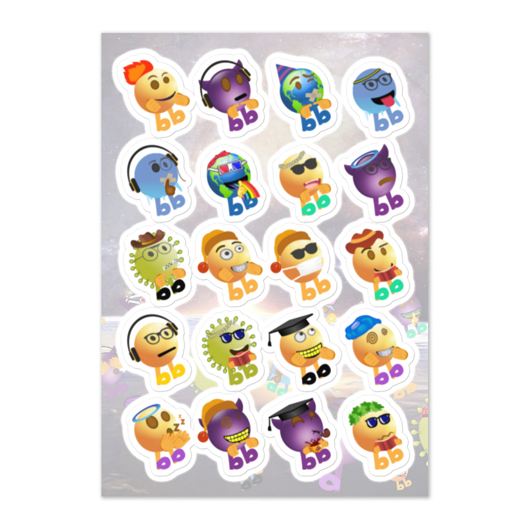 Megabb Buddy Stickers - Emojibb