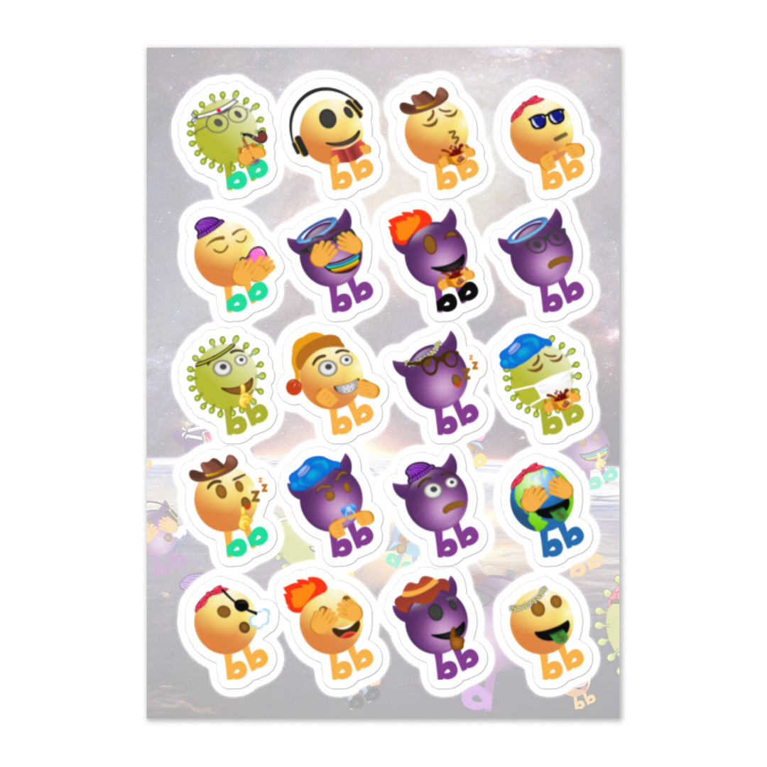 Megabb Buddy Stickers - Emojibb