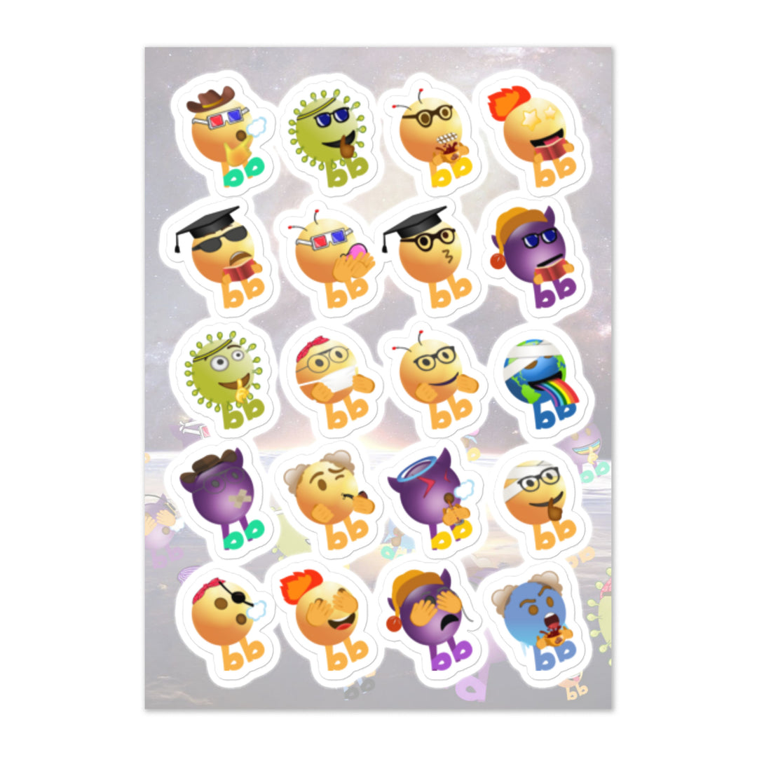 Megabb Buddy Stickers - Emojibb