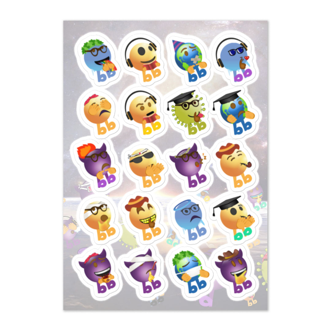 Megabb Buddy Stickers - Emojibb