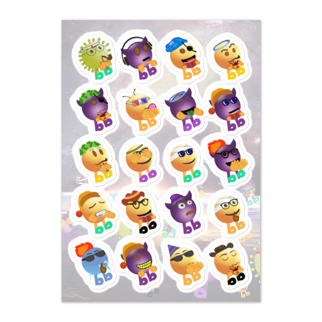 Megabb Buddy Stickers - Emojibb