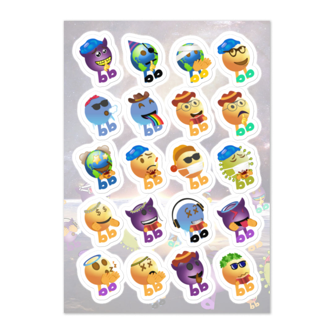 Megabb Buddy Stickers - Emojibb