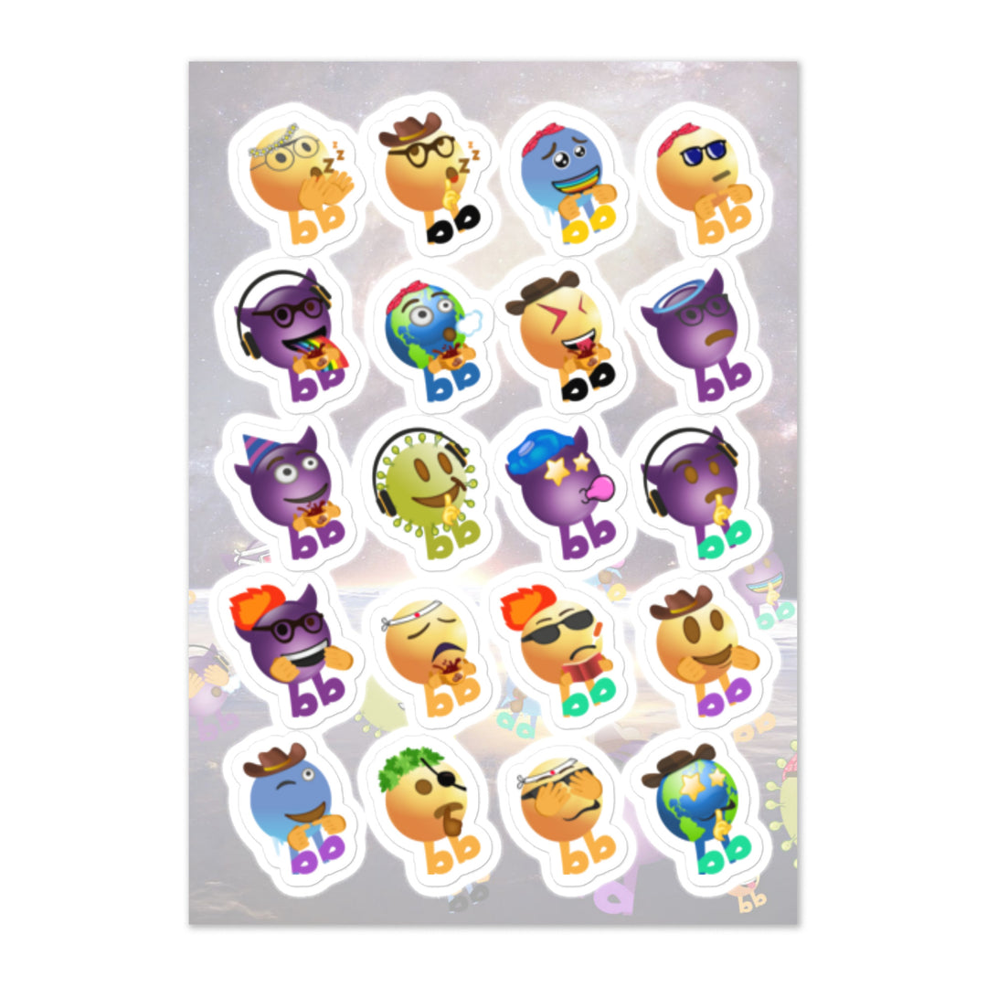 Megabb Buddy Stickers - Emojibb