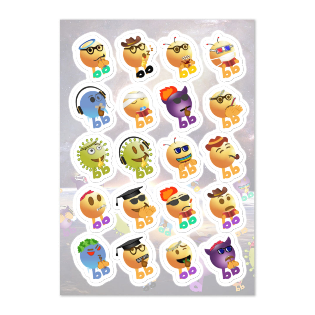 Megabb Buddy Stickers - Emojibb