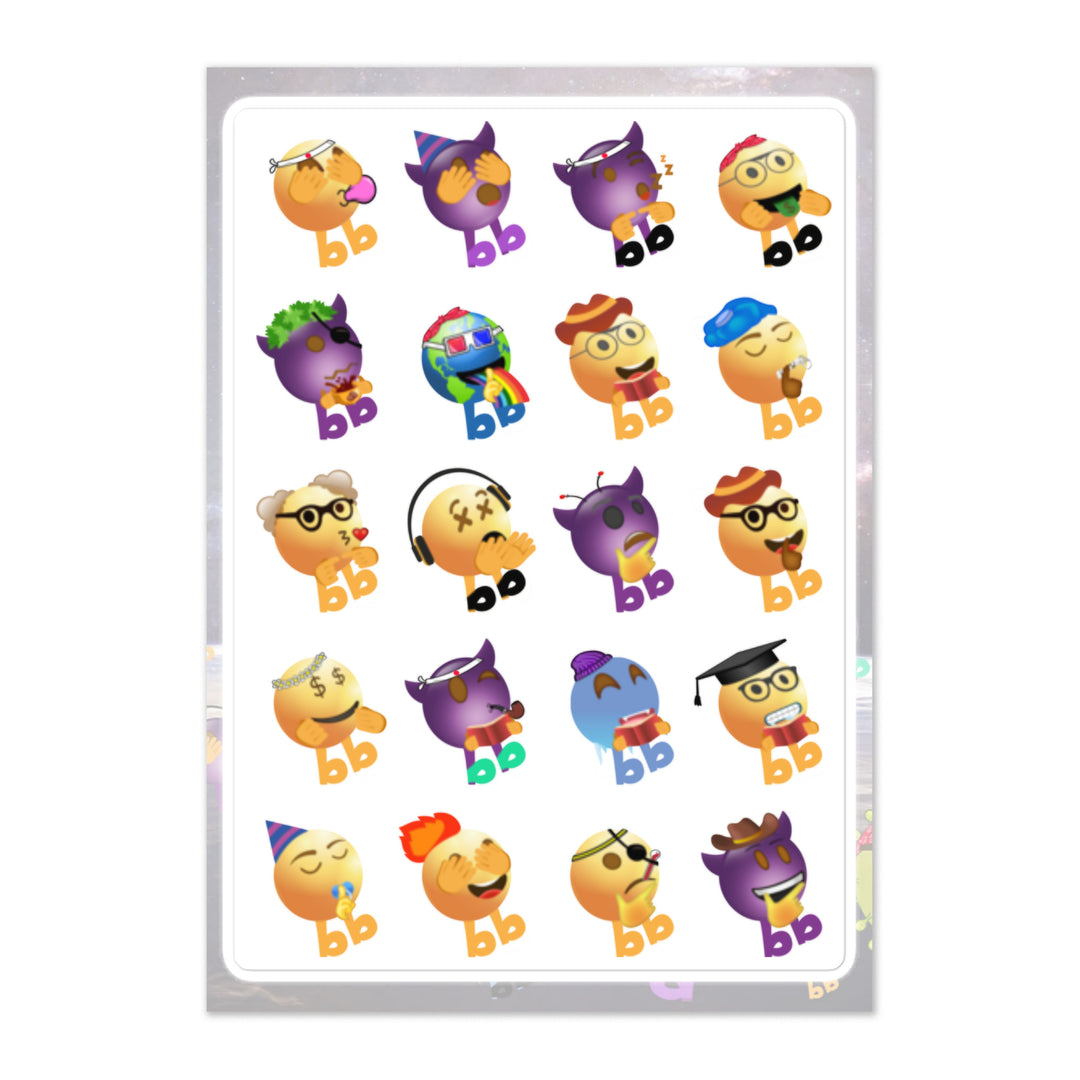 Megabb Buddy Stickers - Emojibb