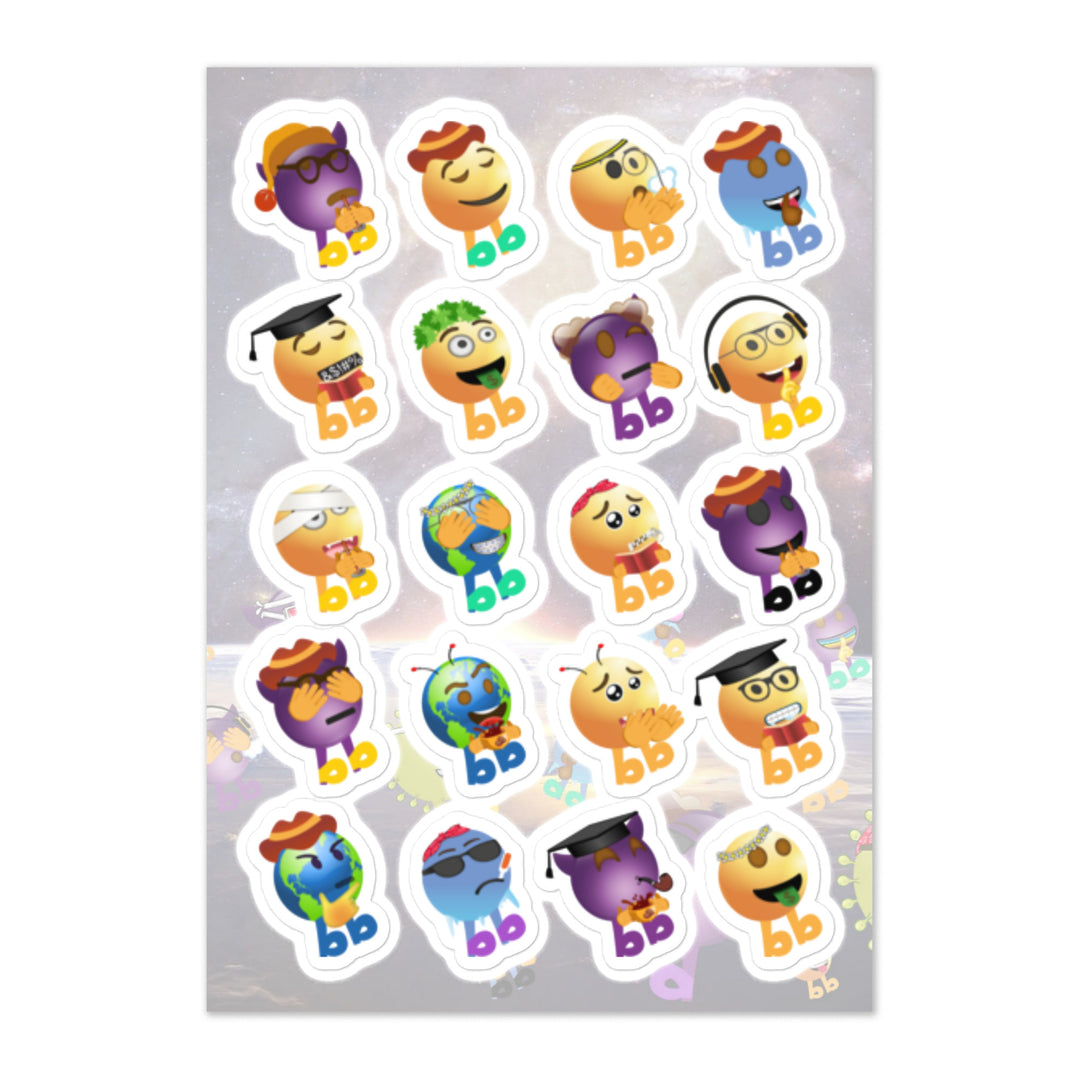 Megabb Buddy Stickers - Emojibb