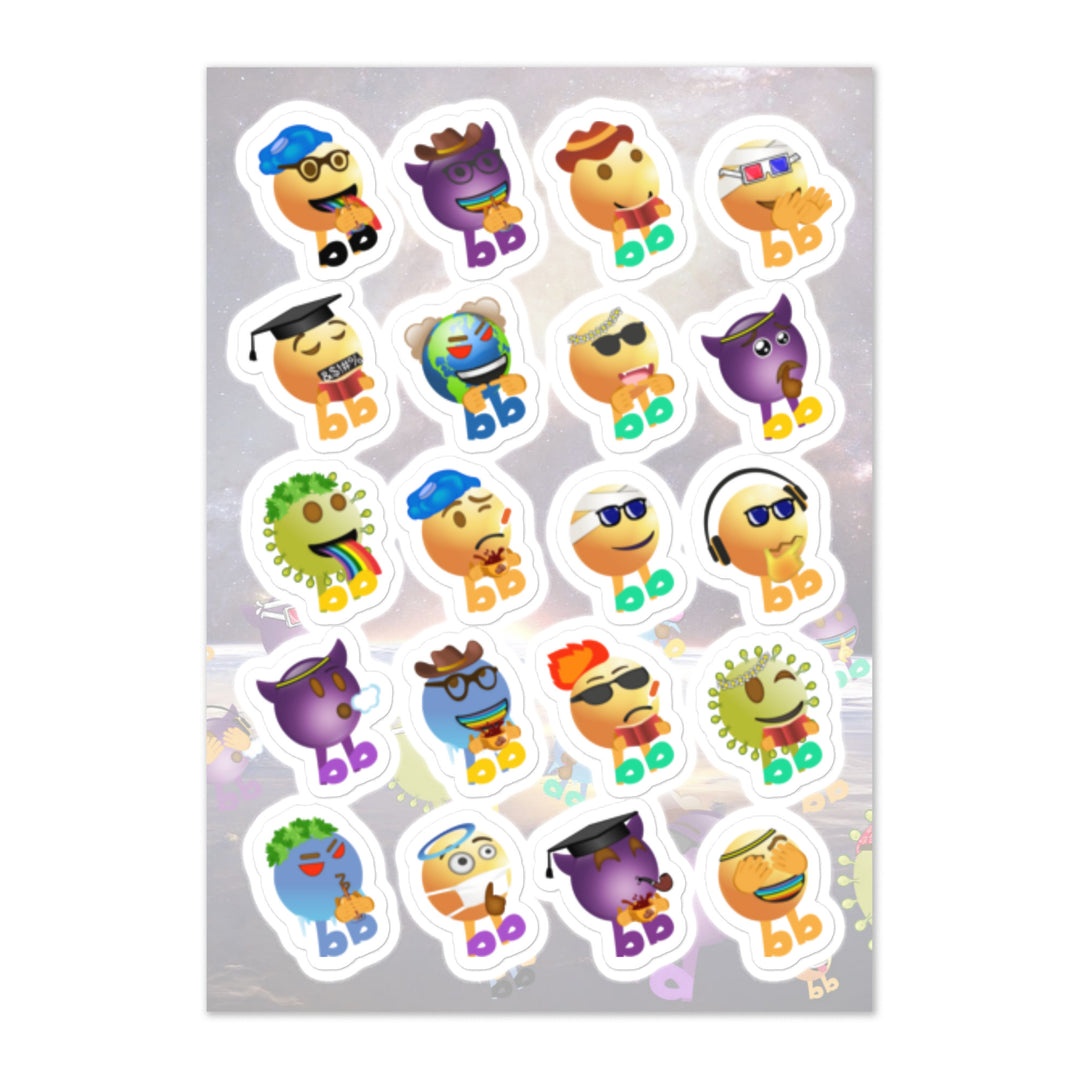 Megabb Buddy Stickers - Emojibb