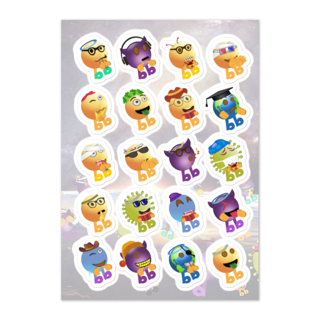 Megabb Buddy Stickers - Emojibb