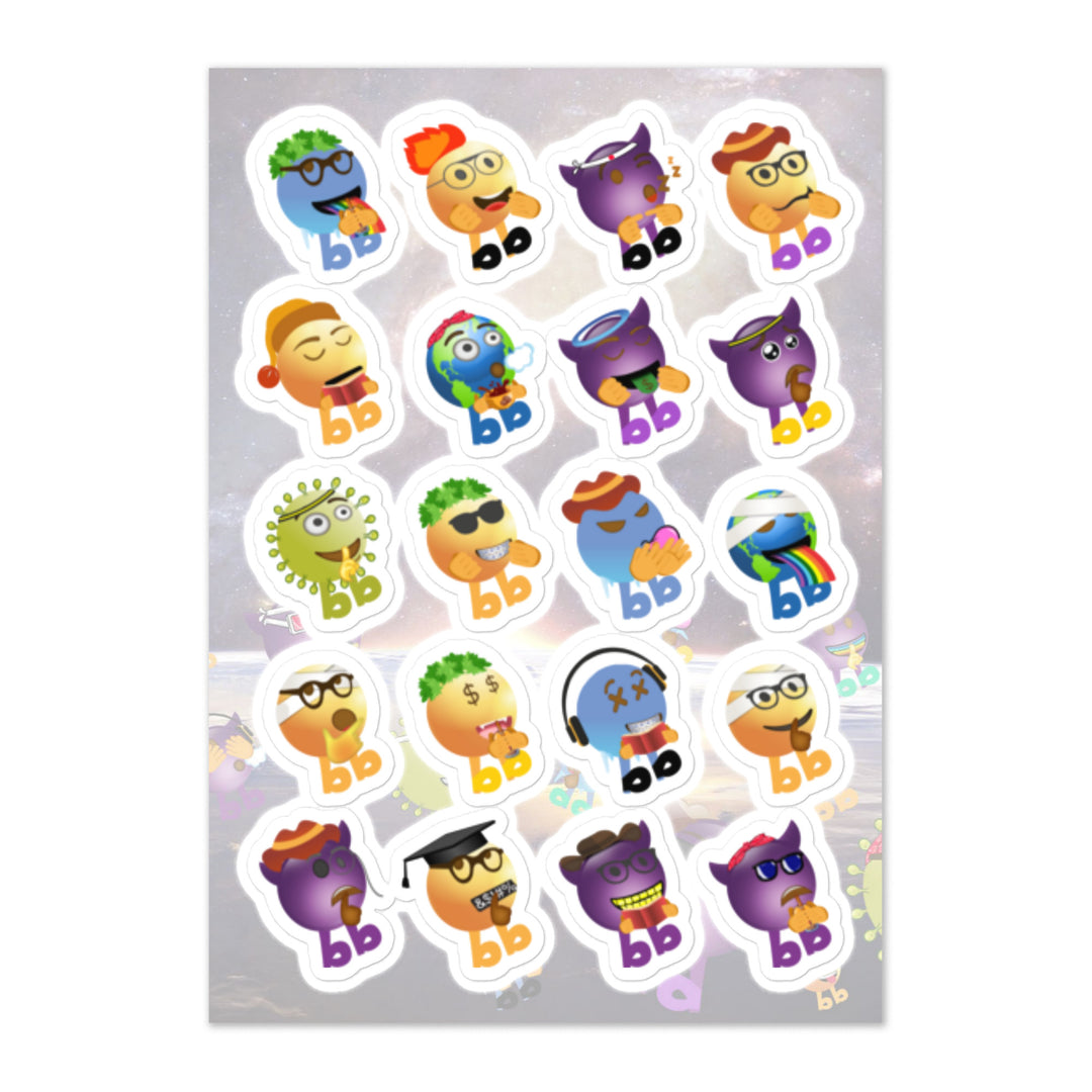 Megabb Buddy Stickers - Emojibb