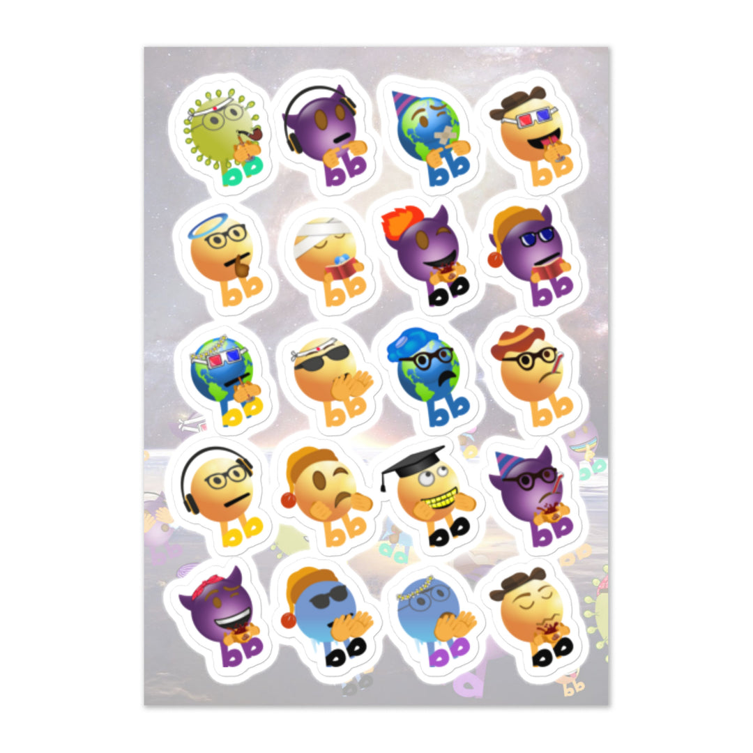 Megabb Buddy Stickers - Emojibb