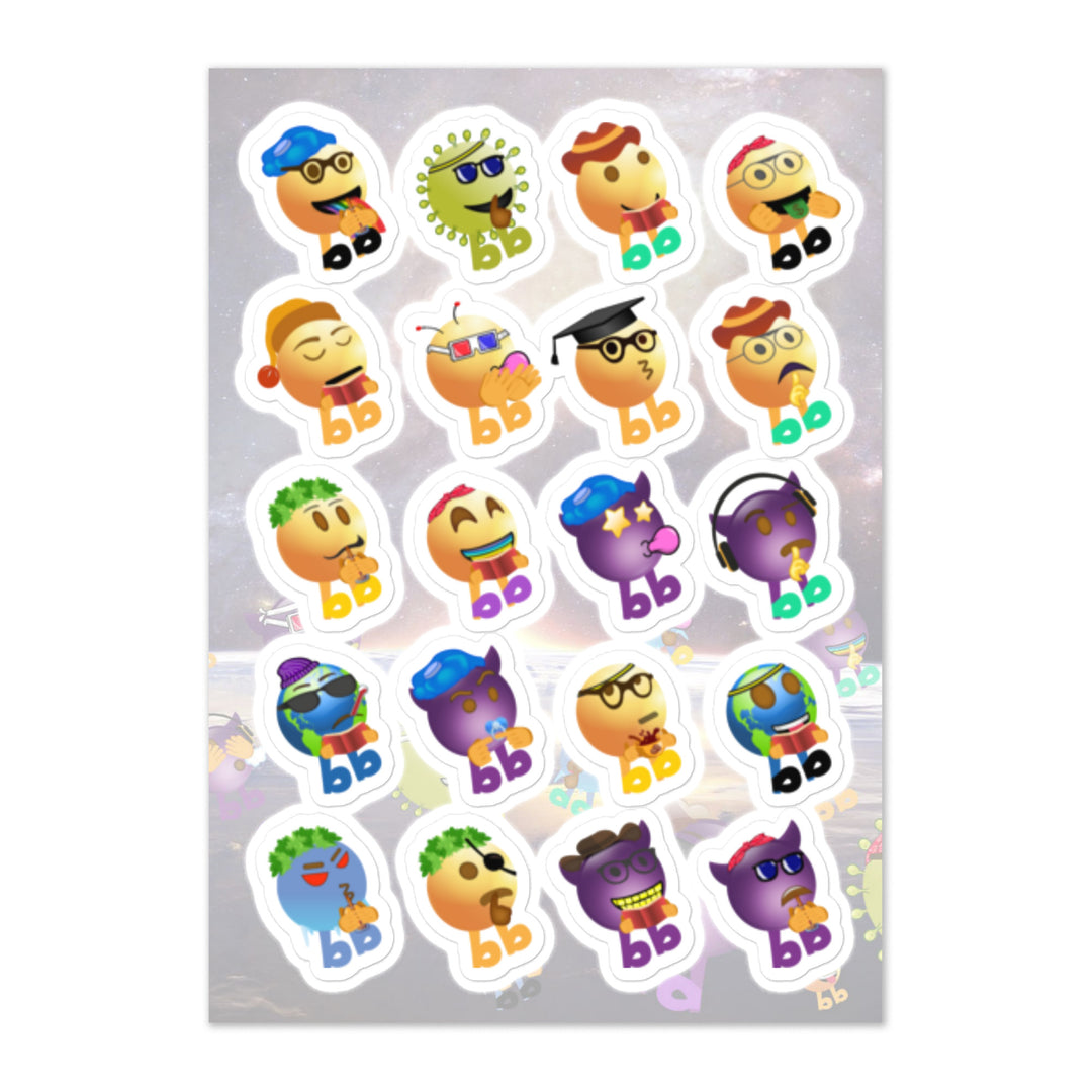 Megabb Buddy Stickers - Emojibb