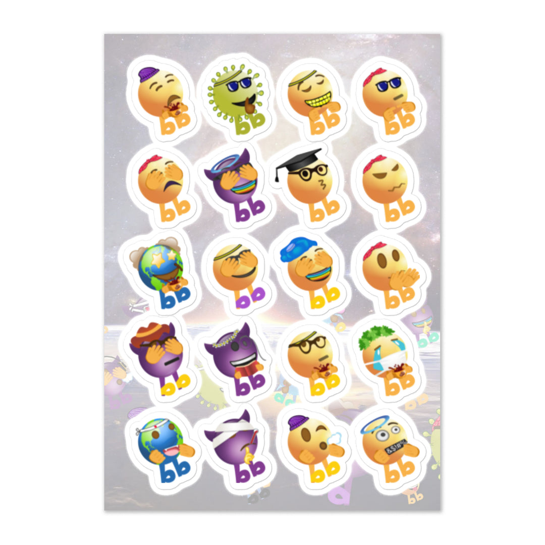 Megabb Buddy Stickers - Emojibb