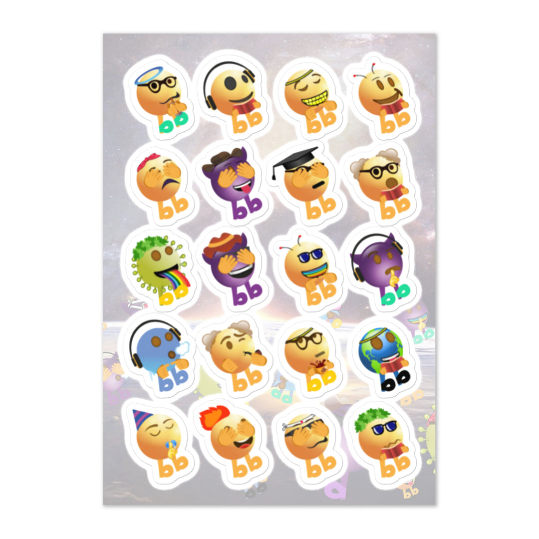 Megabb Buddy Stickers - Emojibb