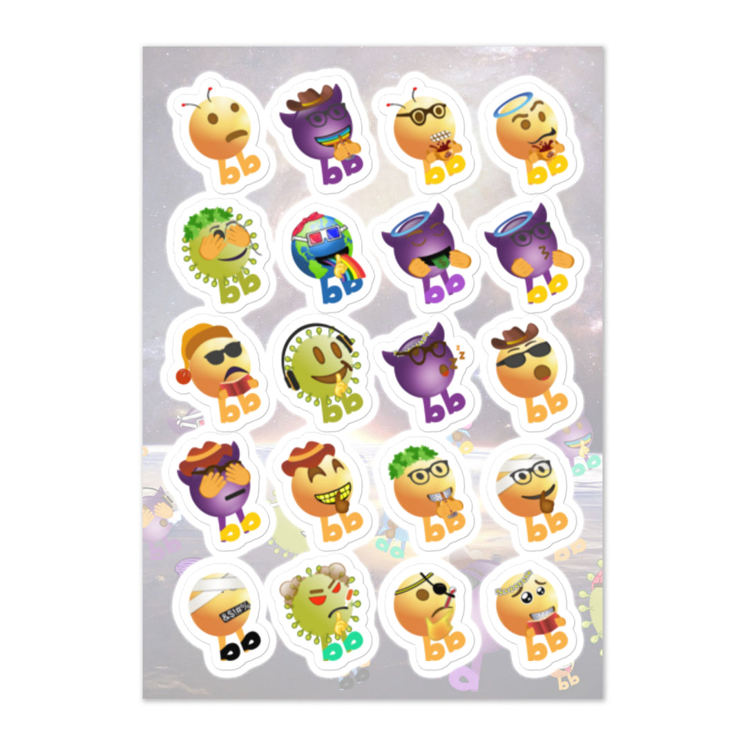 Megabb Buddy Stickers - Emojibb