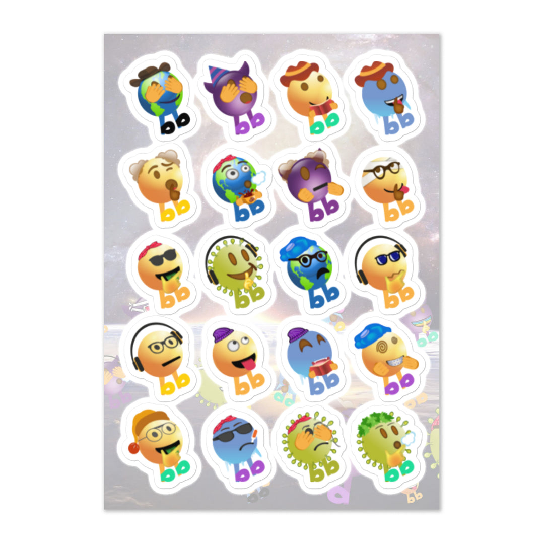 Megabb Buddy Stickers - Emojibb