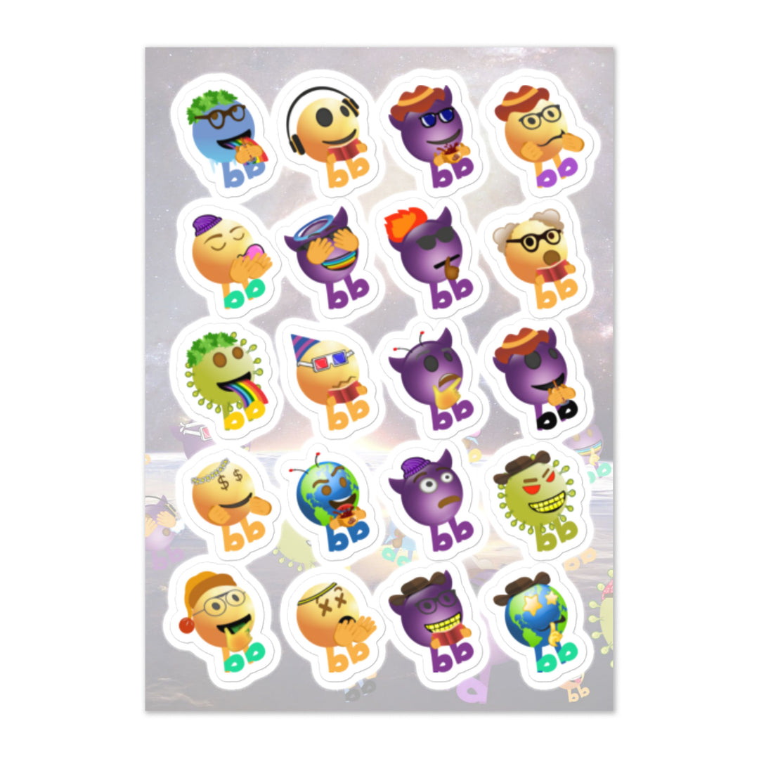 Megabb Buddy Stickers - Emojibb