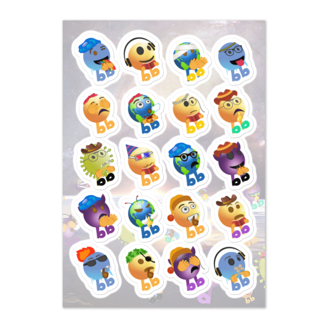 Megabb Buddy Stickers - Emojibb