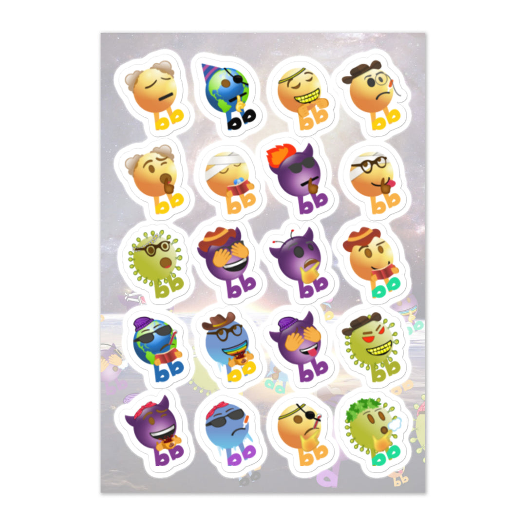 Megabb Buddy Stickers - Emojibb